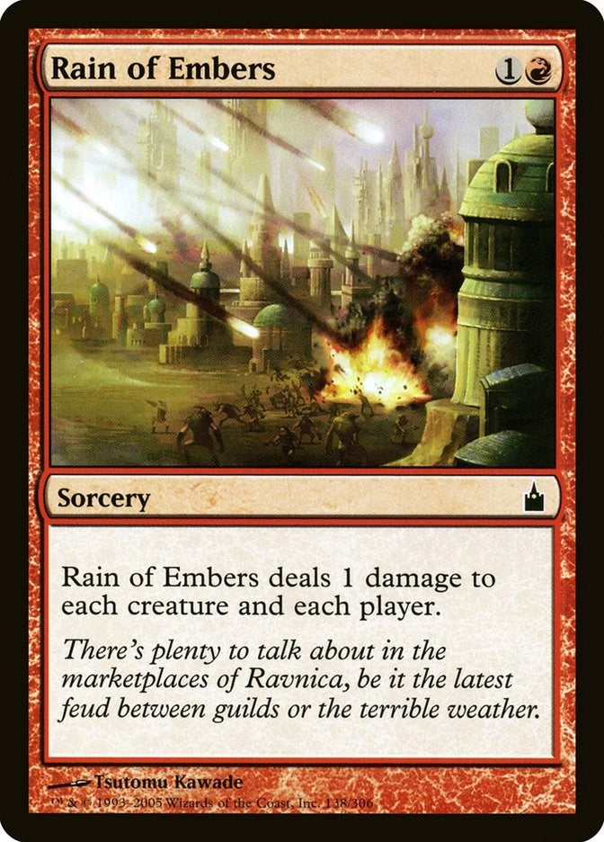 Image for Rain of Embers (138) (Ravnica: City of Guilds) - Magic: The Gathering