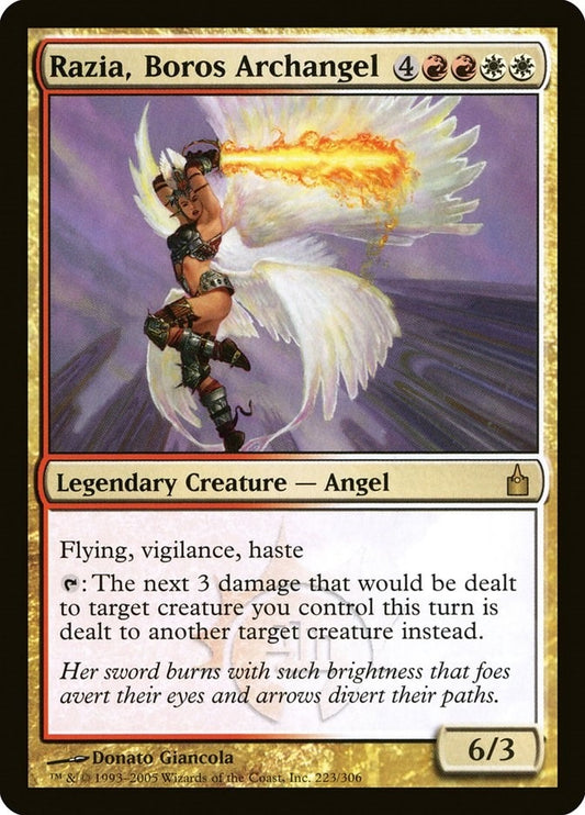 Image for Razia, Boros Archangel (223) (Ravnica: City of Guilds) - Magic: The Gathering
