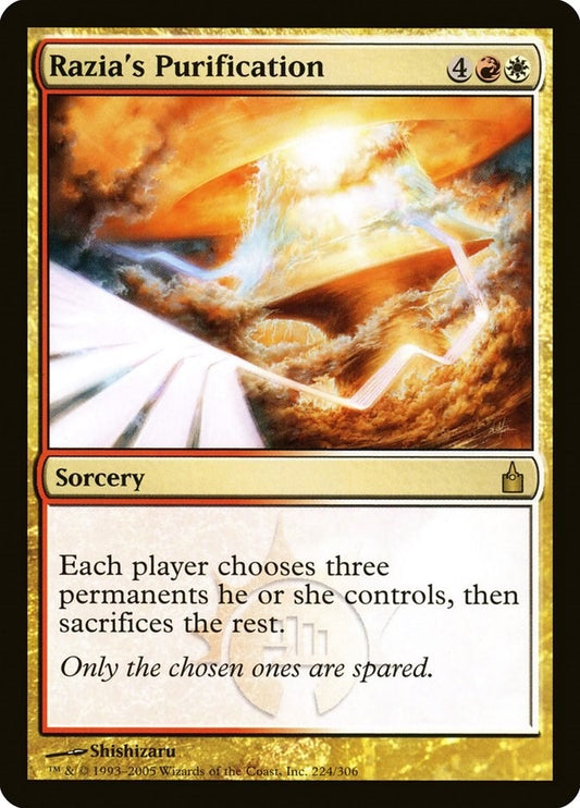 Image for Razia's Purification (224) (Ravnica: City of Guilds) - Magic: The Gathering