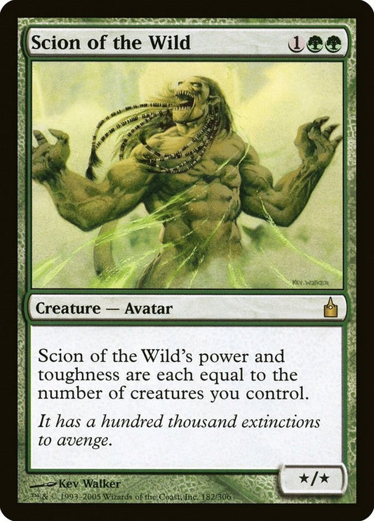 Image for Scion of the Wild (182) (Ravnica: City of Guilds) - Magic: The Gathering