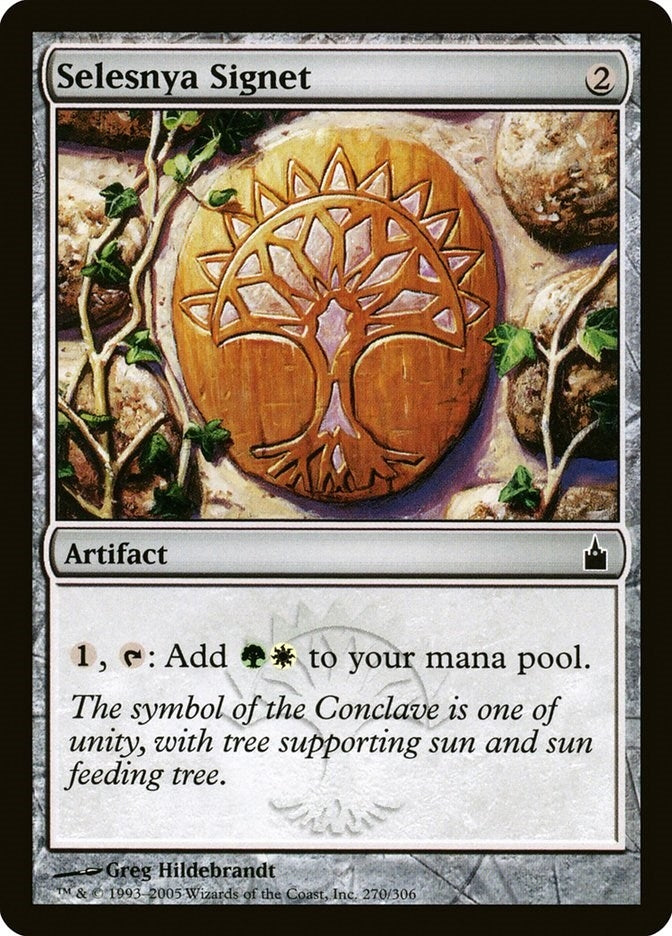 Image for Selesnya Signet (270) (Ravnica: City of Guilds) - Magic: The Gathering