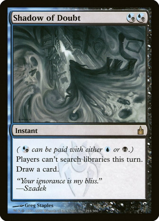 Image for Shadow of Doubt (253) (Ravnica: City of Guilds) - Magic: The Gathering