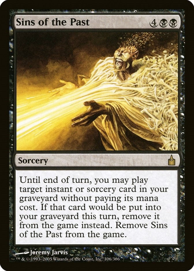 Image for Sins of the Past (106) (Ravnica: City of Guilds) - Magic: The Gathering