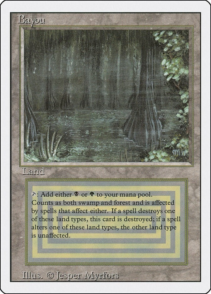 Image for Bayou (Revised Edition) - Magic: The Gathering