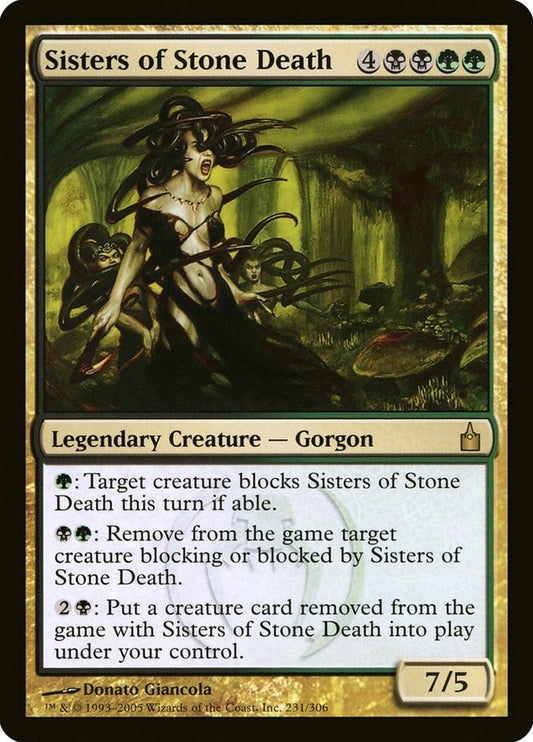 Image for Sisters of Stone Death (231) (Ravnica: City of Guilds) - Magic: The Gathering