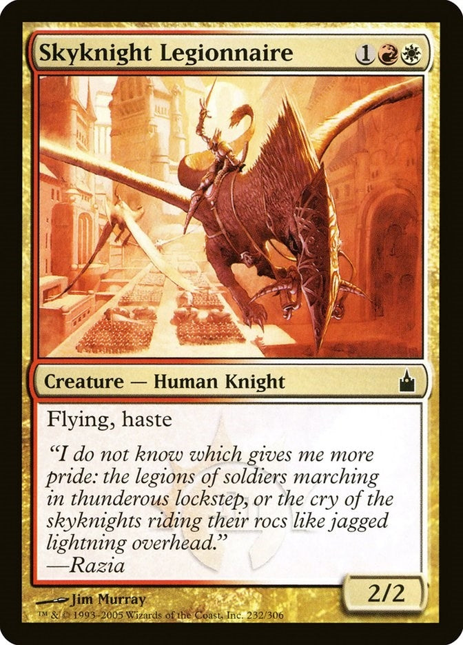 Image for Skyknight Legionnaire (232) (Ravnica: City of Guilds) - Magic: The Gathering