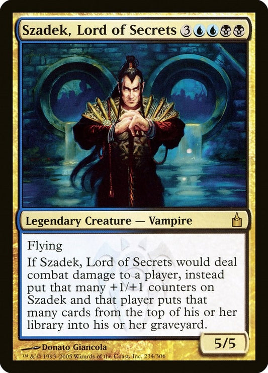 Image for Szadek, Lord of Secrets (234) (Ravnica: City of Guilds) - Magic: The Gathering