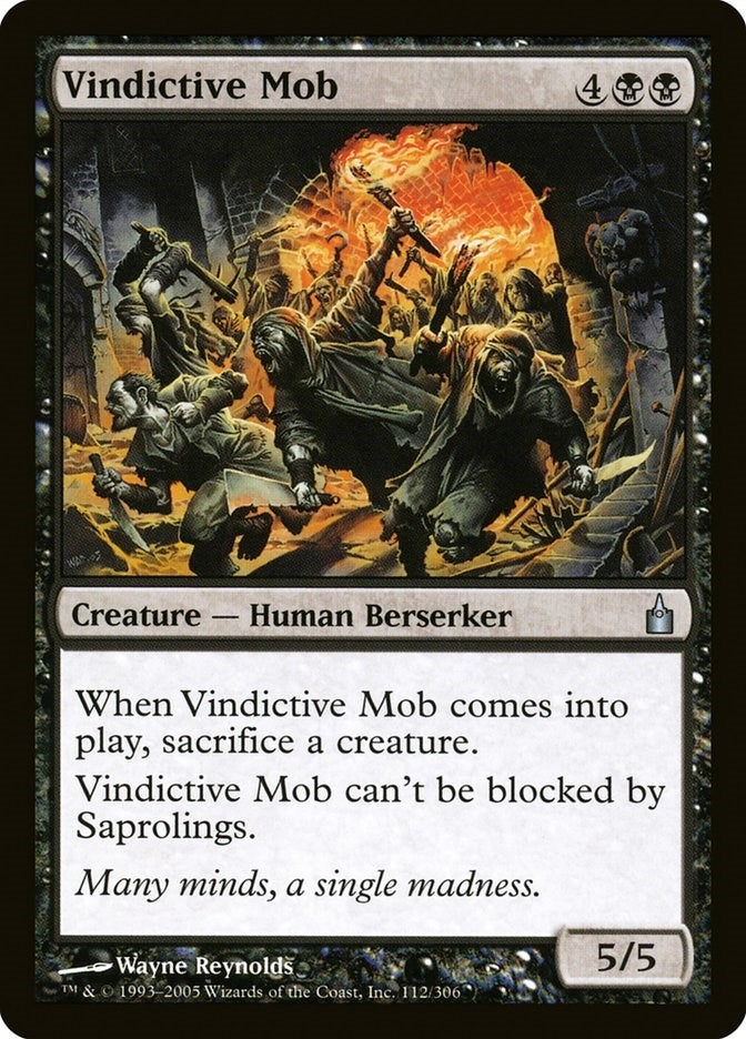 Image for Vindictive Mob (112) (Ravnica: City of Guilds) - Magic: The Gathering