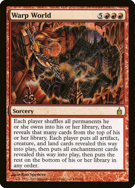 Image for Warp World (150) (Ravnica: City of Guilds) - Magic: The Gathering