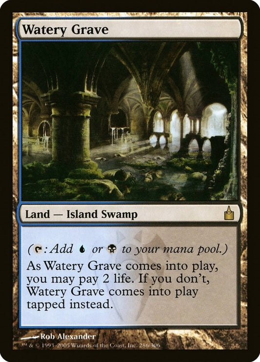 Image for Watery Grave (286) (Ravnica: City of Guilds) - Magic: The Gathering