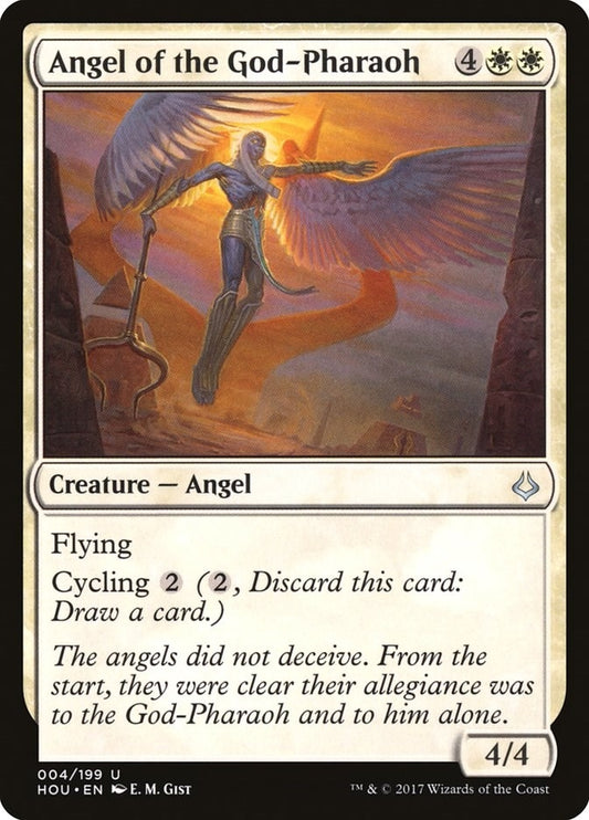 Image for Angel of the God-Pharaoh (4) (Hour of Devastation) - Magic: The Gathering