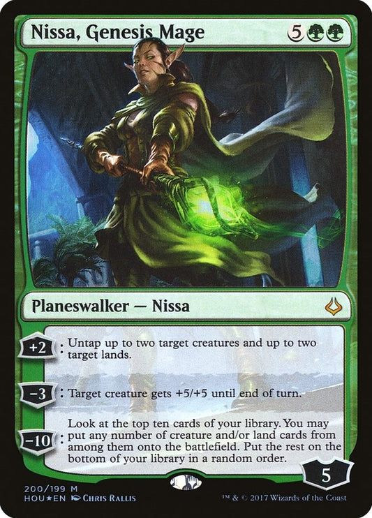 Image for Nissa, Genesis Mage (200) (Hour of Devastation) - Magic: The Gathering