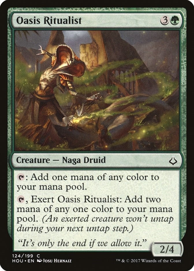 Image for Oasis Ritualist (124) (Hour of Devastation) - Magic: The Gathering
