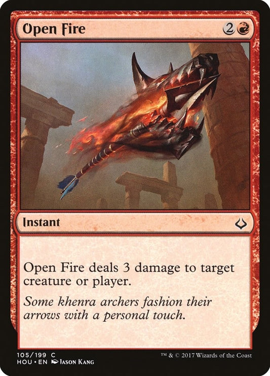 Image for Open Fire (105) (Hour of Devastation) - Magic: The Gathering