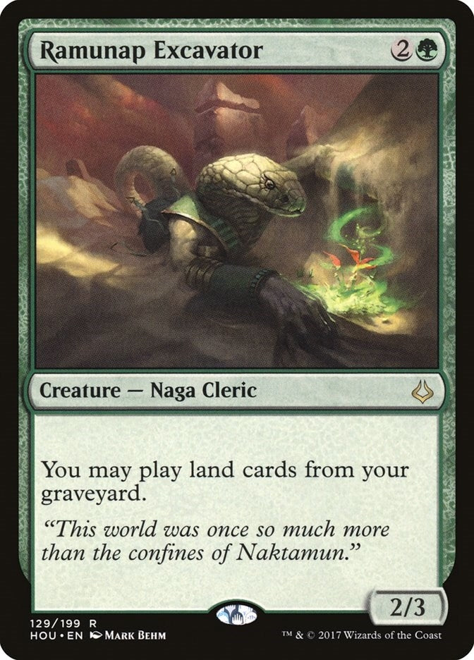 Image for Ramunap Excavator (129) (Hour of Devastation) - Magic: The Gathering