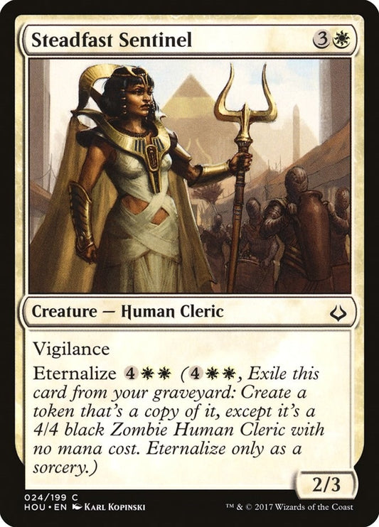 Image for Steadfast Sentinel (24) (Hour of Devastation) - Magic: The Gathering