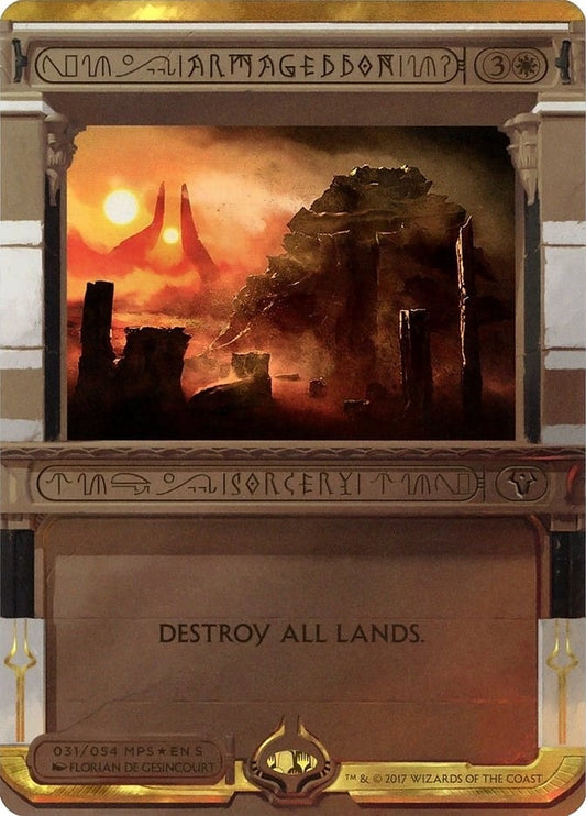 Image for Armageddon (31) (Masterpiece Series: Amonkhet Invocations) - Magic: The Gathering