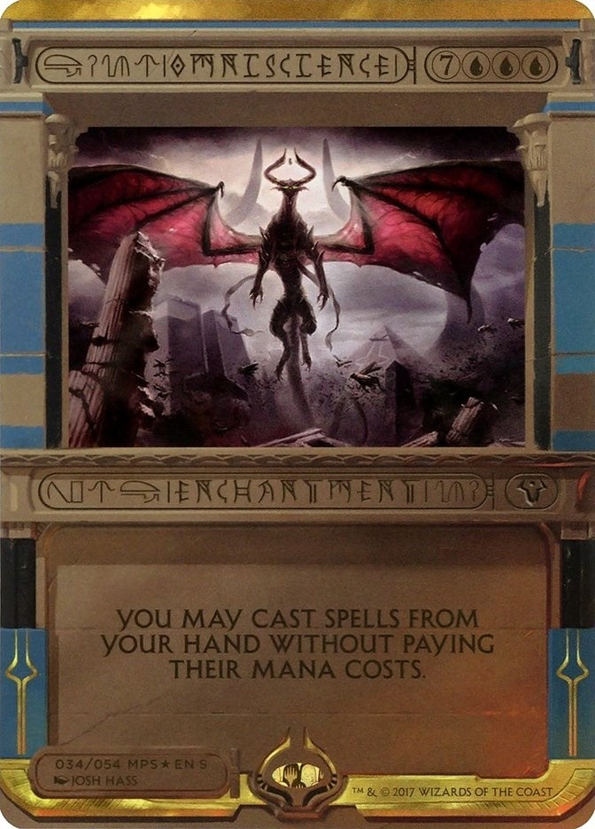 Image for Omniscience (34) (Masterpiece Series: Amonkhet Invocations) - Magic: The Gathering