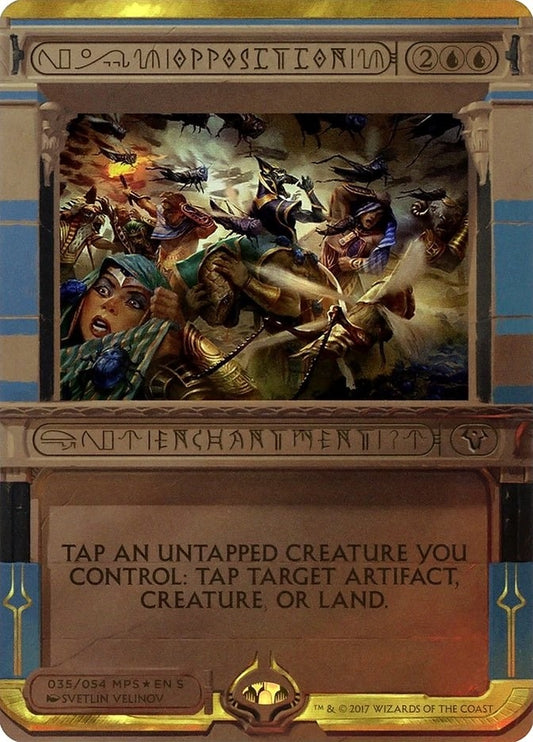 Image for Opposition (35) (Masterpiece Series: Amonkhet Invocations) - Magic: The Gathering