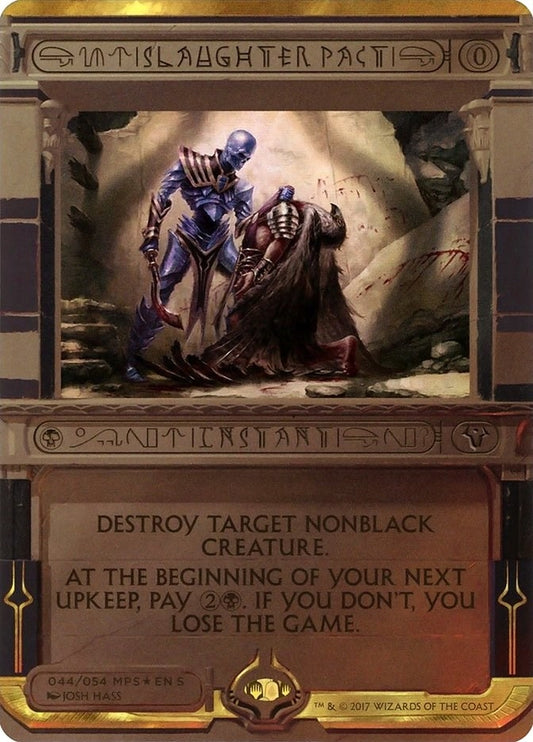 Image for Slaughter Pact (44) (Masterpiece Series: Amonkhet Invocations) - Magic: The Gathering