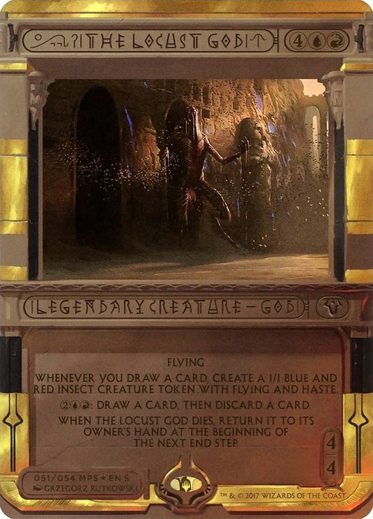 Image for The Locust God (51) (Masterpiece Series: Amonkhet Invocations) - Magic: The Gathering