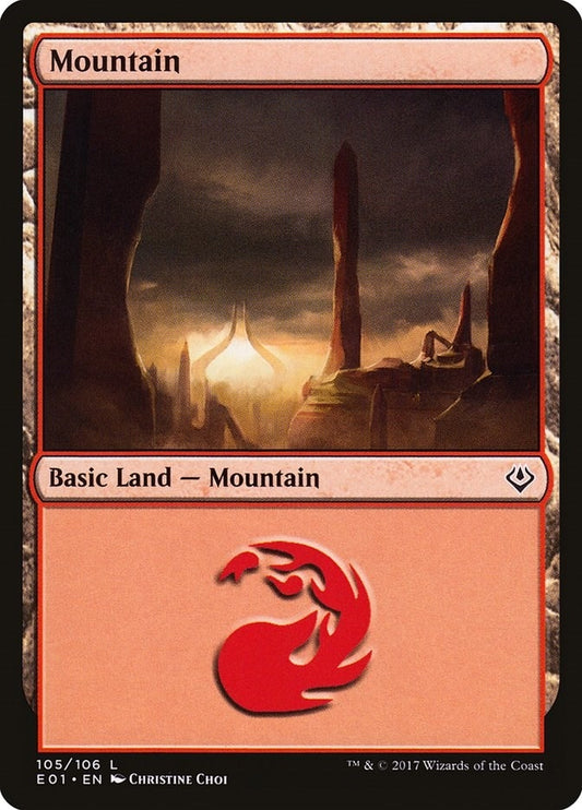 Image for Mountain (105) (105) (Archenemy: Nicol Bolas) - Magic: The Gathering