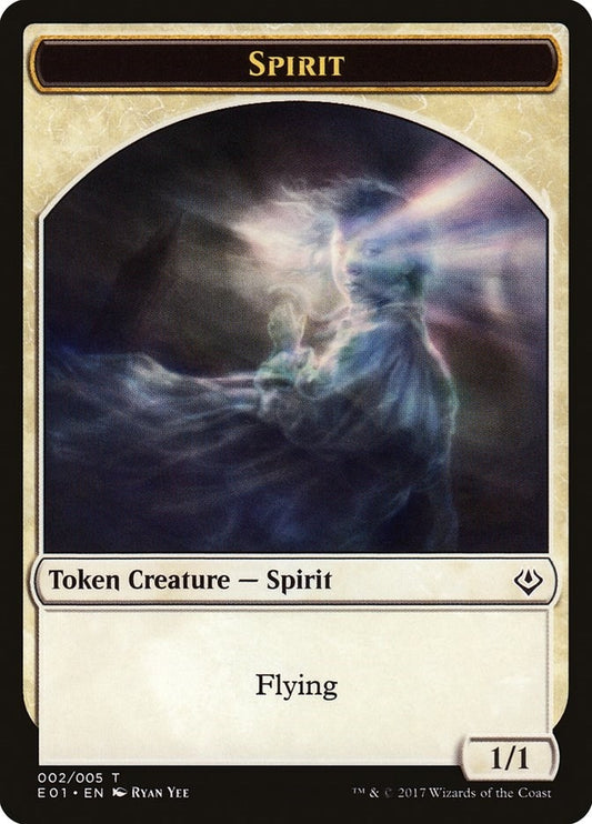 Image for Spirit // Soldier Double-sided Token (2 // 1) (Archenemy: Nicol Bolas) - Magic: The Gathering