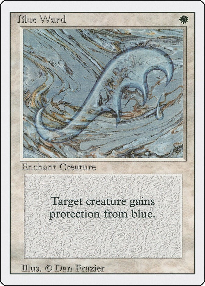 Image for Blue Ward (Revised Edition) - Magic: The Gathering