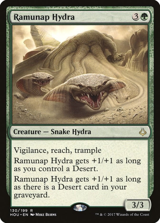 Image for Ramunap Hydra (130) (Hour of Devastation) - Magic: The Gathering