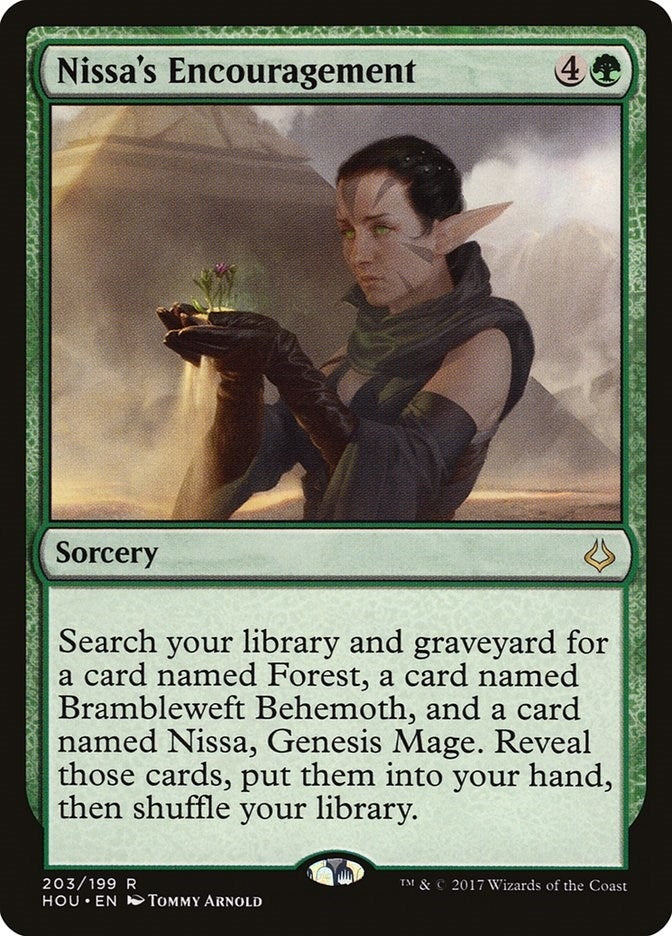 Image for Nissa's Encouragement (203) (Hour of Devastation) - Magic: The Gathering