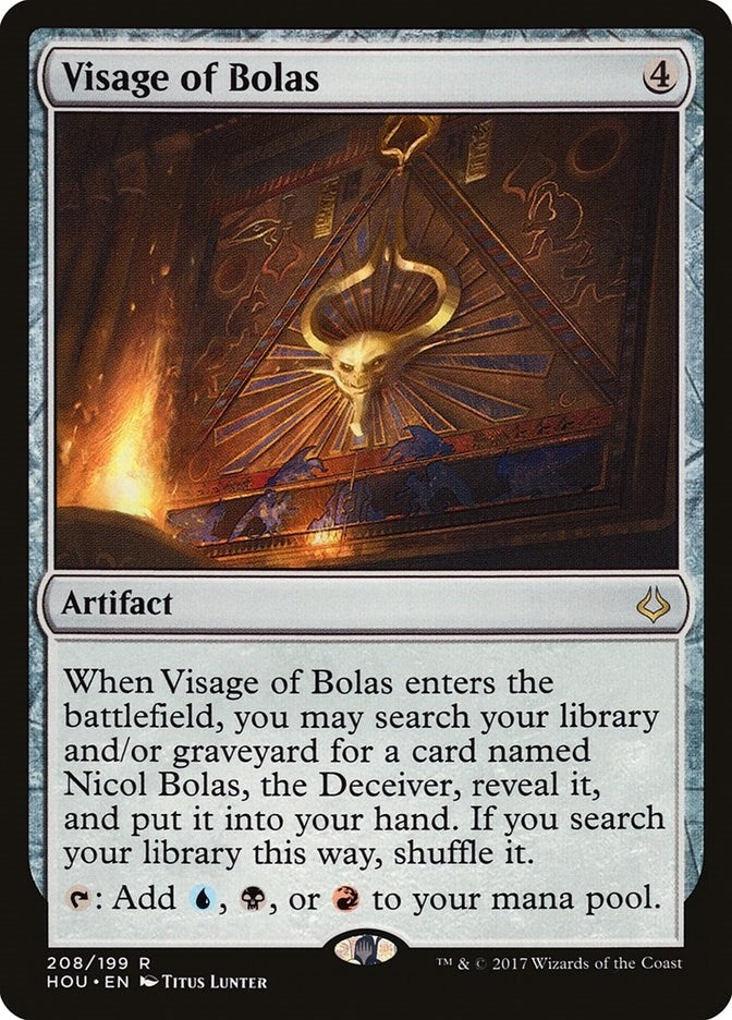 Image for Visage of Bolas (208) (Hour of Devastation) - Magic: The Gathering