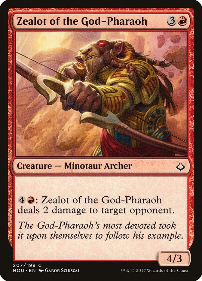 Image for Zealot of the God-Pharaoh (207) (Hour of Devastation) - Magic: The Gathering