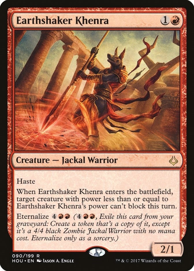 Image for Earthshaker Khenra (90) (Hour of Devastation) - Magic: The Gathering