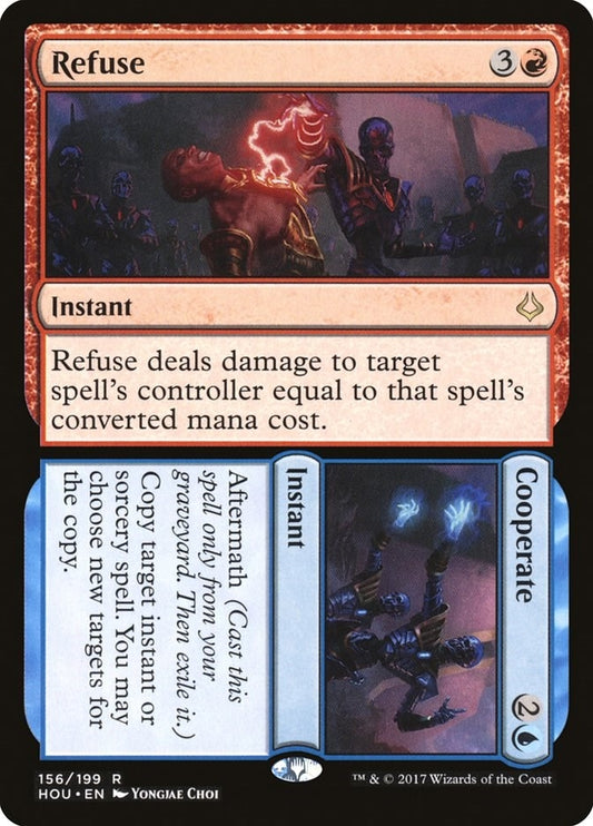 Image for Refuse // Cooperate (156) (Hour of Devastation) - Magic: The Gathering