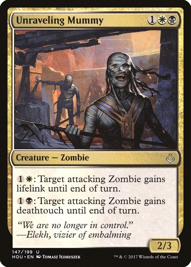 Image for Unraveling Mummy (147) (Hour of Devastation) - Magic: The Gathering