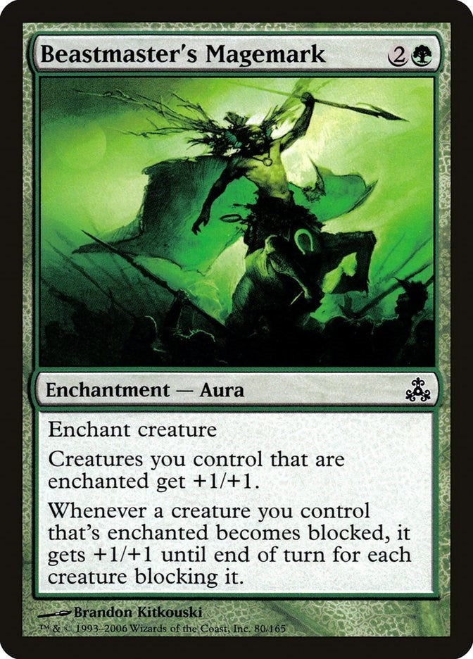 Image for Beastmaster's Magemark (80) (Guildpact) - Magic: The Gathering