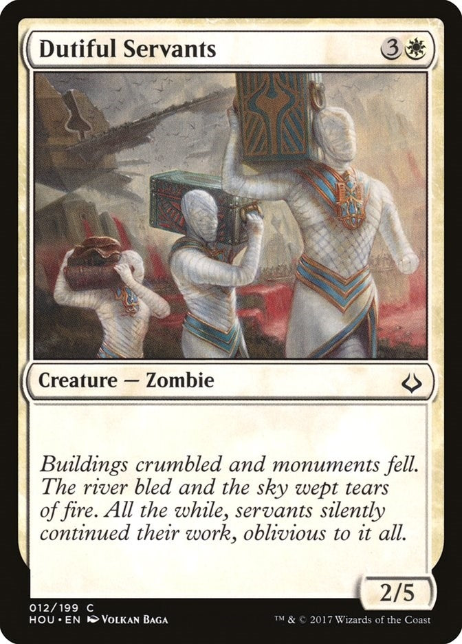 Image for Dutiful Servants (12) (Hour of Devastation) - Magic: The Gathering