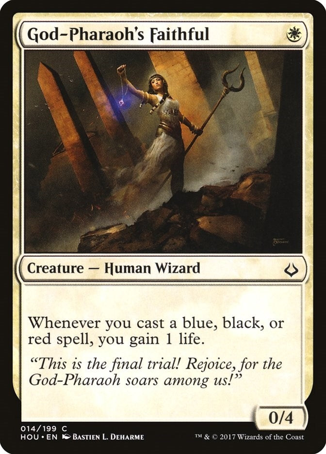 Image for God-Pharaoh's Faithful (14) (Hour of Devastation) - Magic: The Gathering