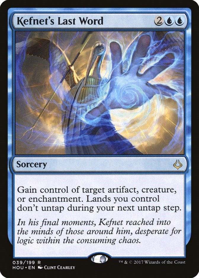 Image for Kefnet's Last Word (39) (Hour of Devastation) - Magic: The Gathering