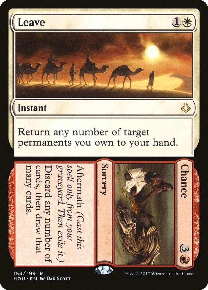 Image for Leave // Chance (153) (Hour of Devastation) - Magic: The Gathering