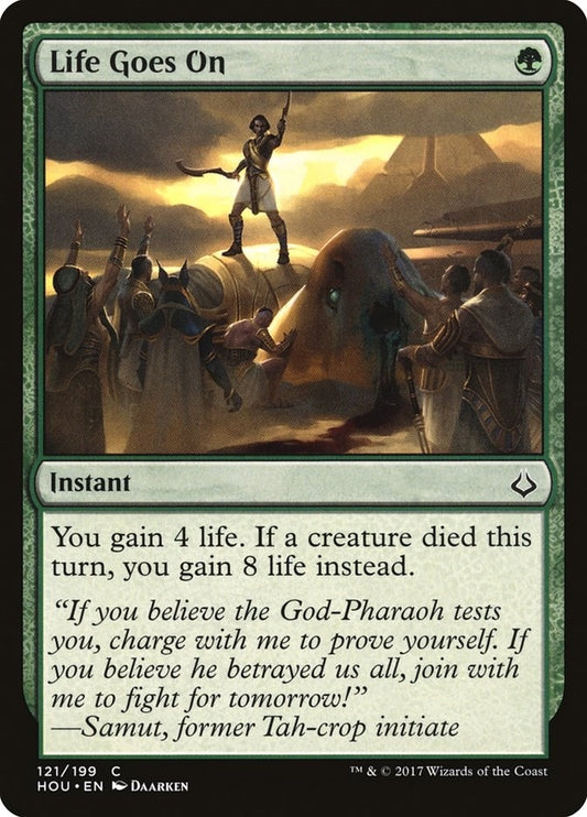 Image for Life Goes On (121) (Hour of Devastation) - Magic: The Gathering