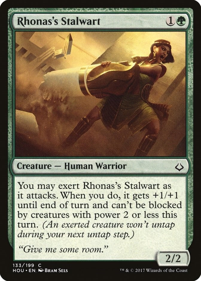 Image for Rhonas's Stalwart (133) (Hour of Devastation) - Magic: The Gathering