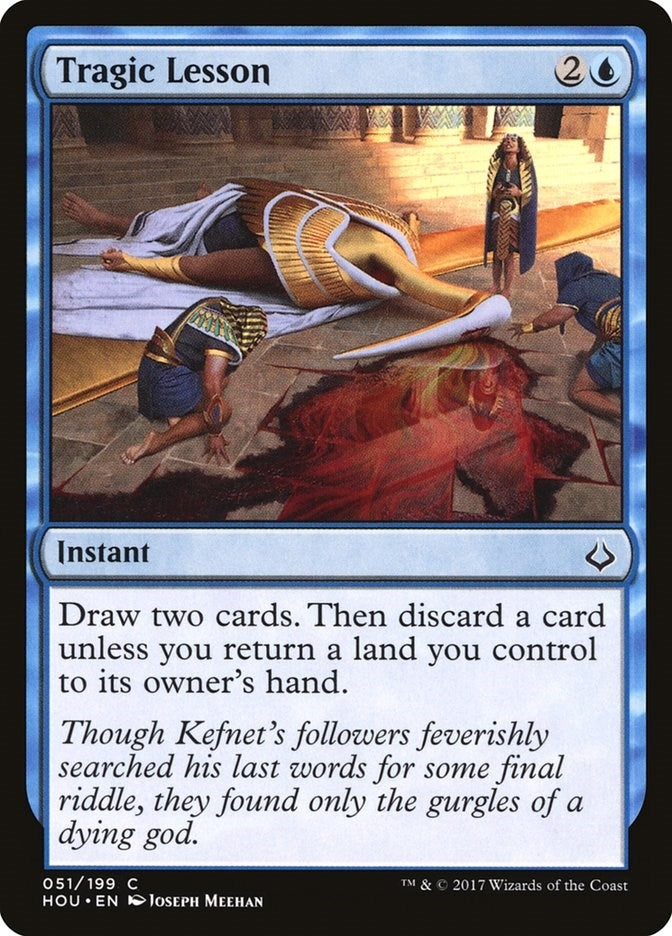 Image for Tragic Lesson (51) (Hour of Devastation) - Magic: The Gathering