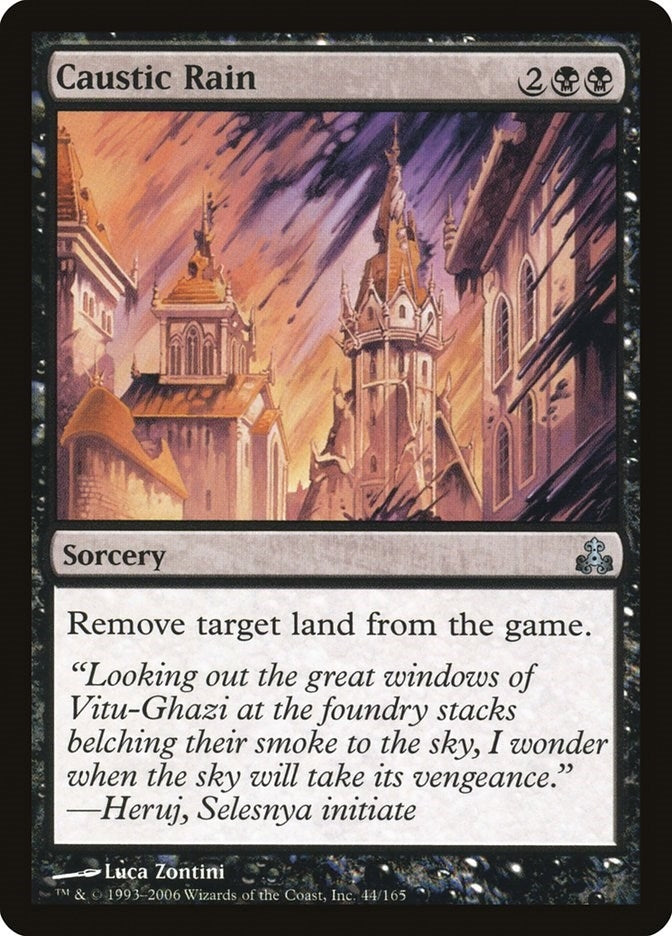 Image for Caustic Rain (44) (Guildpact) - Magic: The Gathering