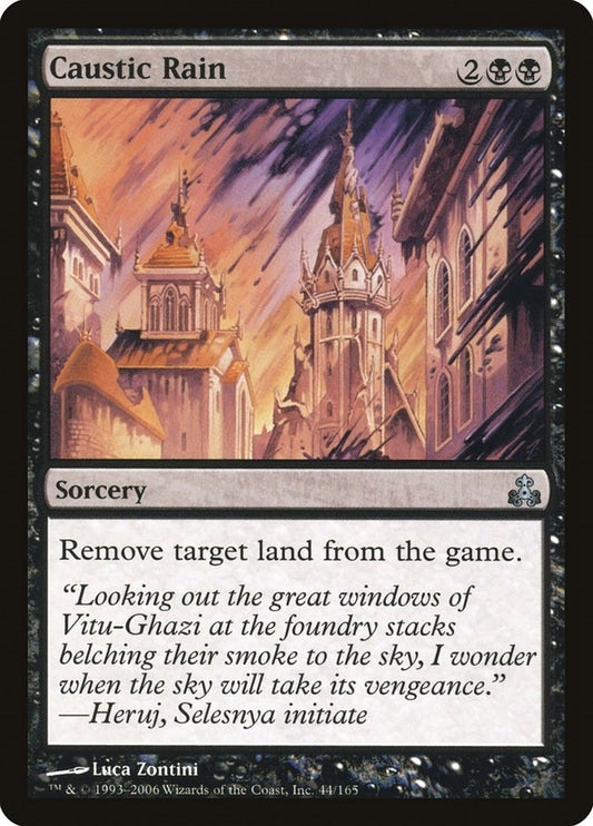 Image for Caustic Rain (44) (Guildpact) - Magic: The Gathering