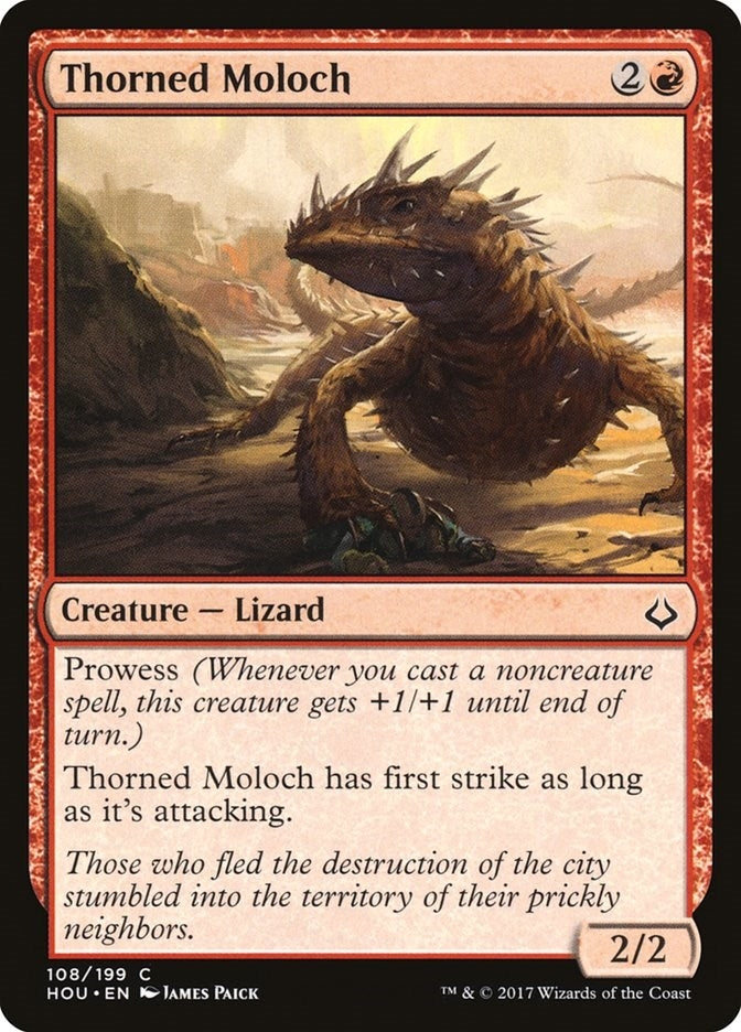 Image for Thorned Moloch (108) (Hour of Devastation) - Magic: The Gathering