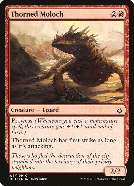 Image for Thorned Moloch (108) (Hour of Devastation) - Magic: The Gathering