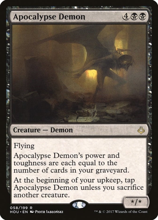 Image for Apocalypse Demon (58) (Hour of Devastation) - Magic: The Gathering