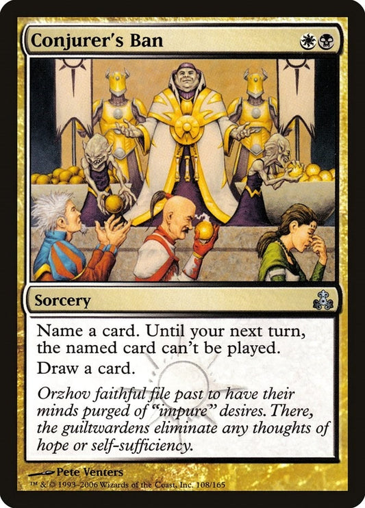 Image for Conjurer's Ban (108) (Guildpact) - Magic: The Gathering