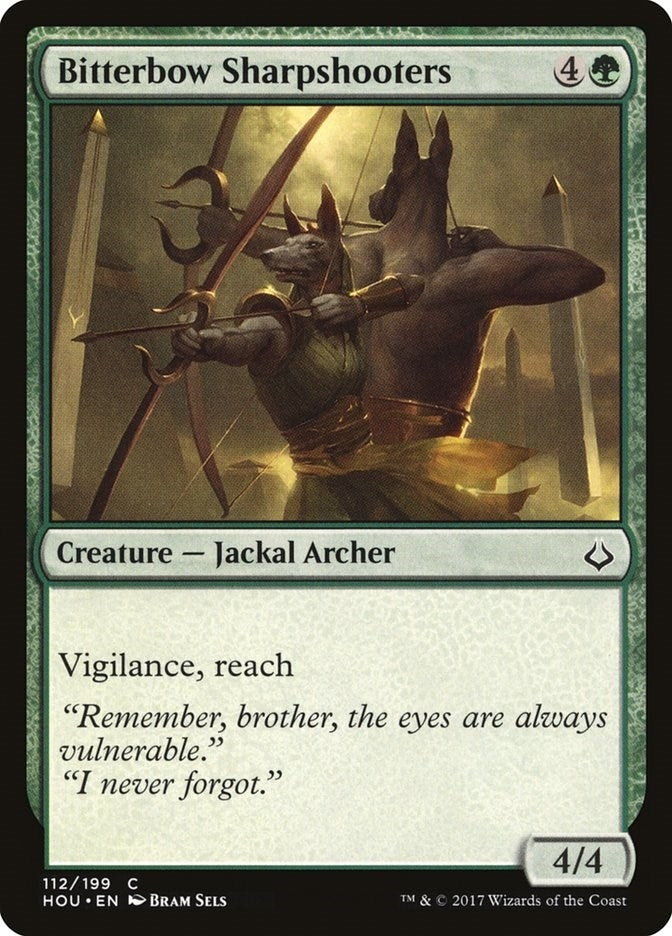 Image for Bitterbow Sharpshooters (112) (Hour of Devastation) - Magic: The Gathering